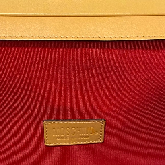Authentic vintage Maison Moschino house bag in leather - Picture 8 of 9